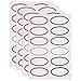 RSVP Oval Canning & Jelly Jar Labels, Small, 48 Count
