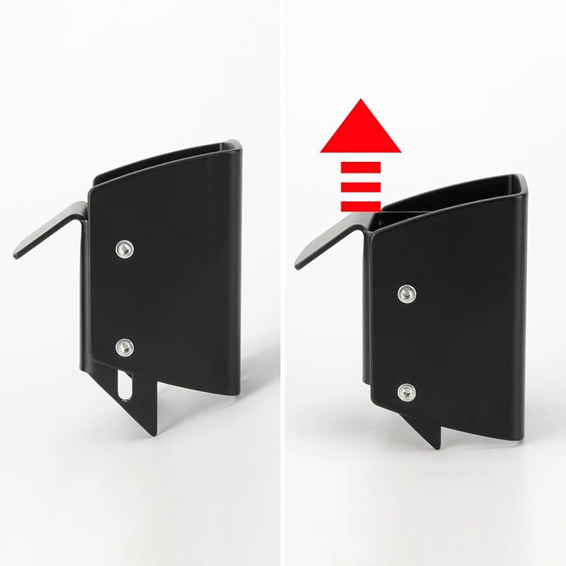 Heavy-Duty Wheelbarrow Storage Bracket Hook, Wheelbarrow Holder Trolley Storage Bracket with Top Lift Latch Storage Hook for Most Wheelbarrows for Outdoor Use, Black