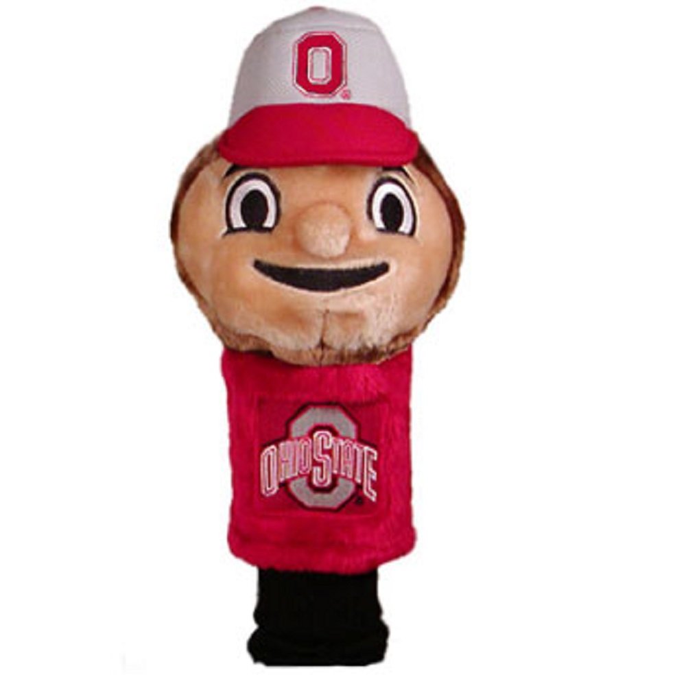 Team Golf NCAA Ohio State Buckeyes Mascot Head Cover Mascot Golf Club Headcover, Fits most Oversized Drivers, Extra Long Sock for Shaft Protection, Officially Licensed Product