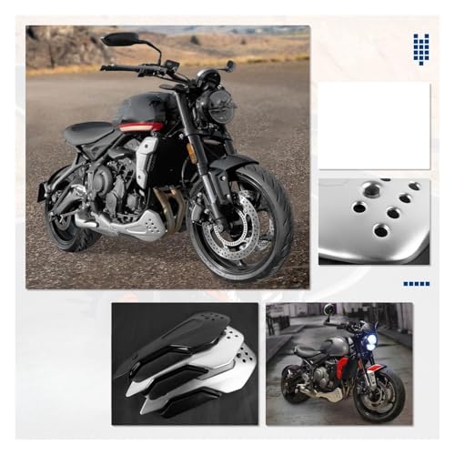Ailettes spoiler moto inférieur Trident 660 : protège et stabilise - 6