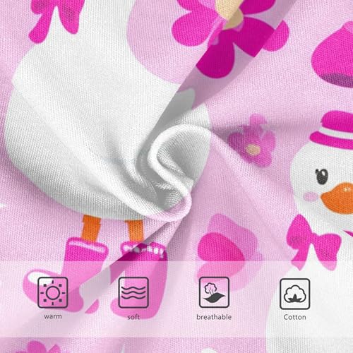 Cotton Toddler Girls Underwear Cute Ducks Pink Bows Little Girl Panties Print Briefs Undies Kids 2t3