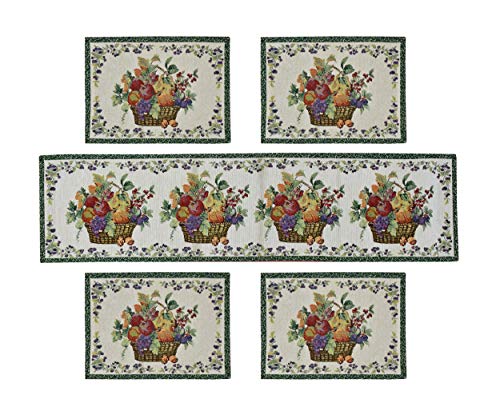 Galaxy Home Decor Washable Cotton Linen Jacquard Fabric Rectangul...