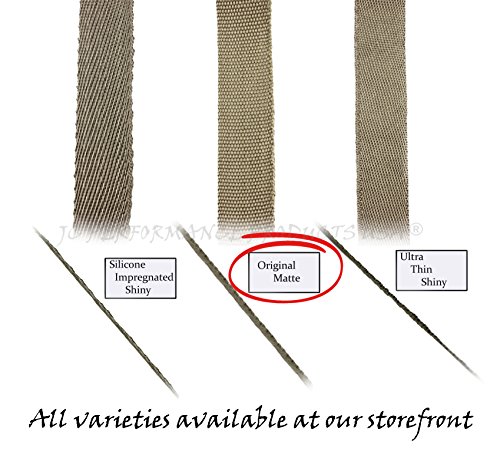 Image of Exhaust Pipe Wrap, Heat Shield Tape in: Fiberglass, Basalt (Titanium), Vermiculite or Foil Faced.