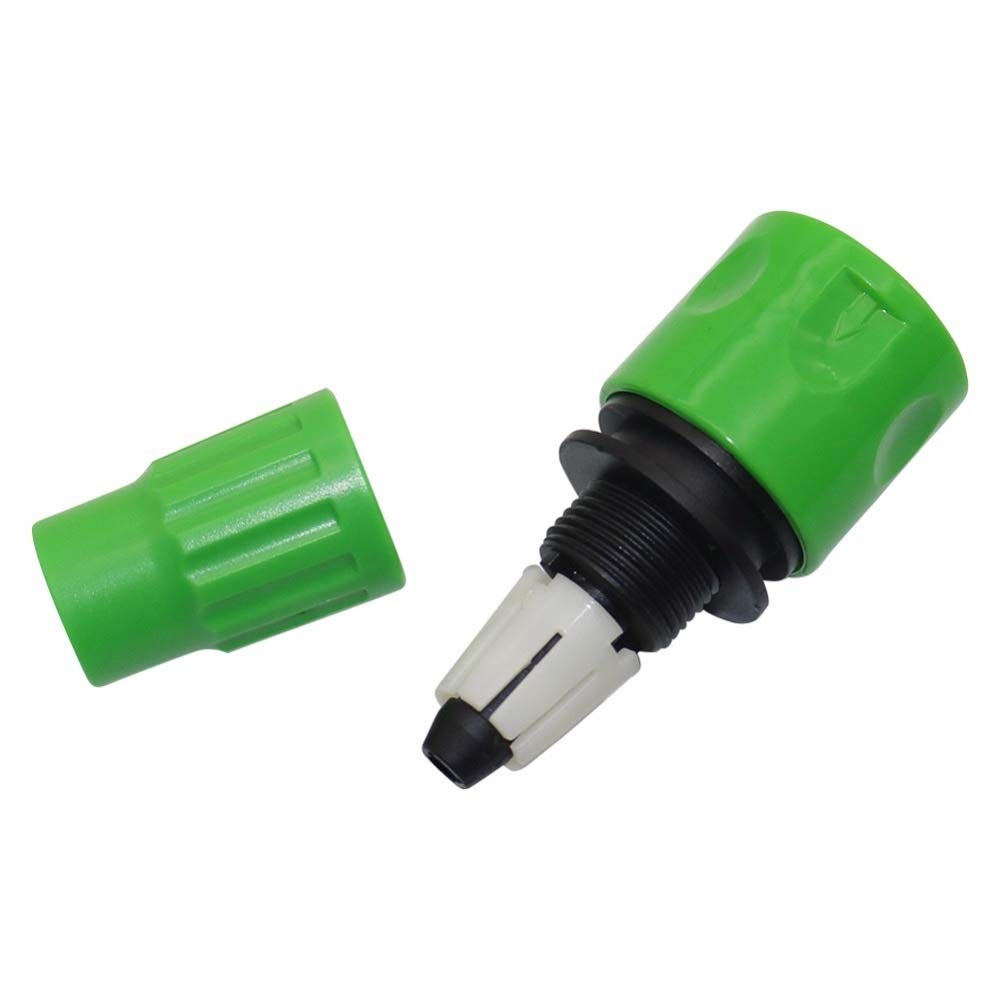 60pcs / Lot 8 mm Conector de Accesorios de riego telescópica Tubería Conectores Jardín Pistolas de Agua Decoración de jardín de riego Manguera rápida