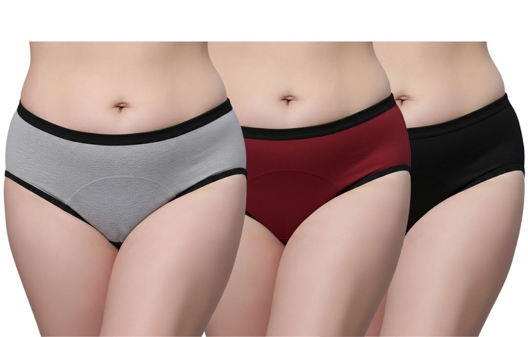 Women's Seamless Hipster Panties | Soft Stretch Bikini Briefs | Breathable Everyday Innerwear | Pack of 3-image-34