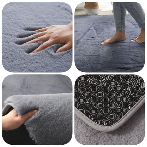 Tapis de salon lavable doux et anti-glisse idéal pour les enfants - 4