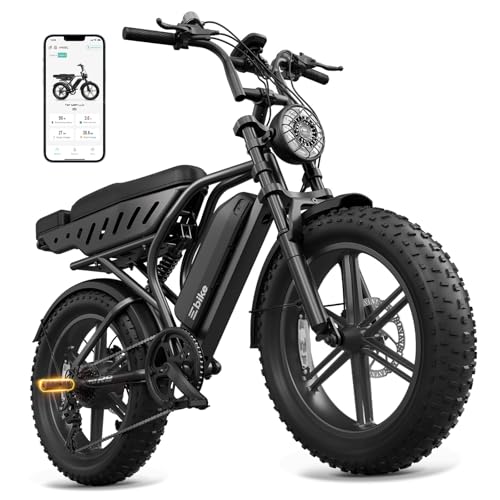 Image of TST Electric Bike for Adults, 1500W Peak Motor 60 Miles Fat Tire Ebike with 48V 15Ah Removable Battery 20 inch Fat Tire Electric Bike, Dual Suspension,7 Speeds