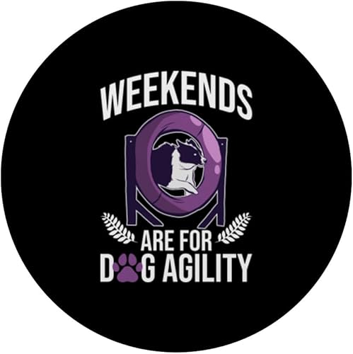 Miniatura 3 de Dog Agility Design For Dog Owner Trainer PopSockets Standard PopGrip