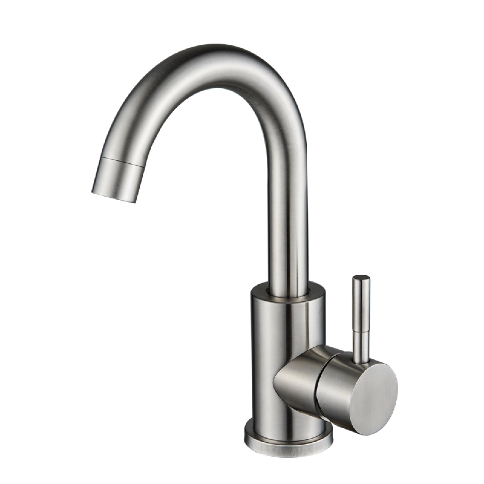 JNTFNE Basin Faucets 1Pcs Bathroom Faucet 304 Stainless Steel Hot Cold Wash Mixer 360 Rotation Sink 03