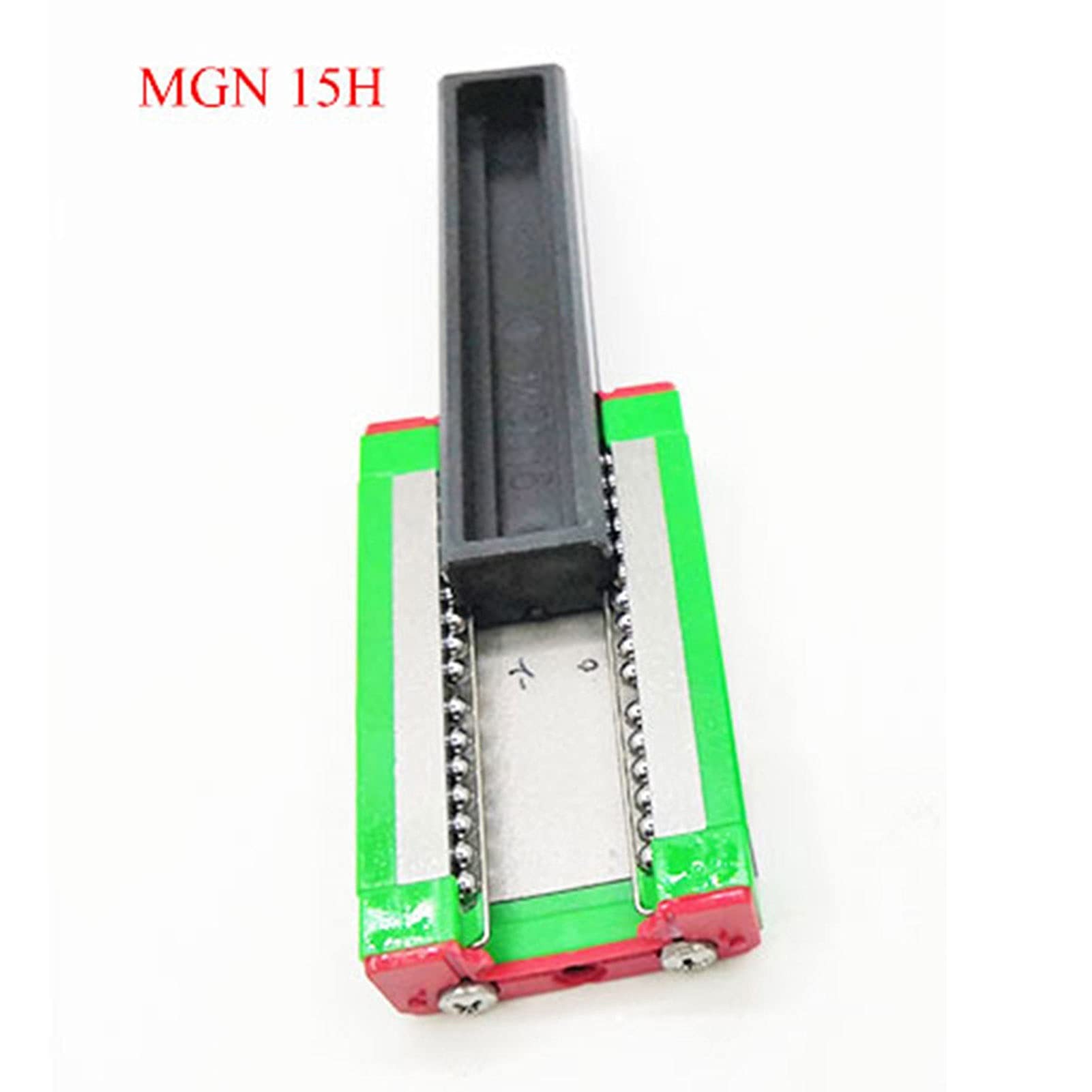 Leloo Lcuihong-liniowa prowadnica szynowa MGN9C lub MGN9H długi wózek liniowy + 9 mm prowadnica liniowa MGN9 L = 100-800 mm szyna liniowa mocna i trwała (kolor: MGN9H, długość prowadnicy: 450 mm)