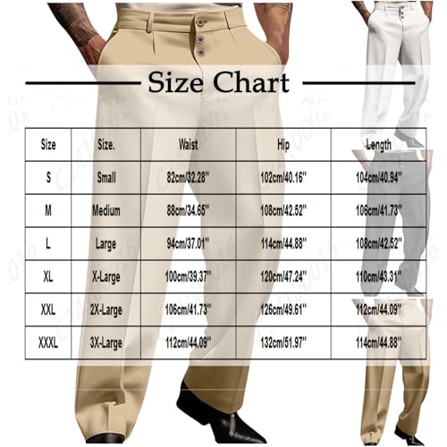 Baggy Wide Leg Dress Pants Men Big and Tall Suit Pants Mens Business Casual Work Pants Office Dressy Pants2