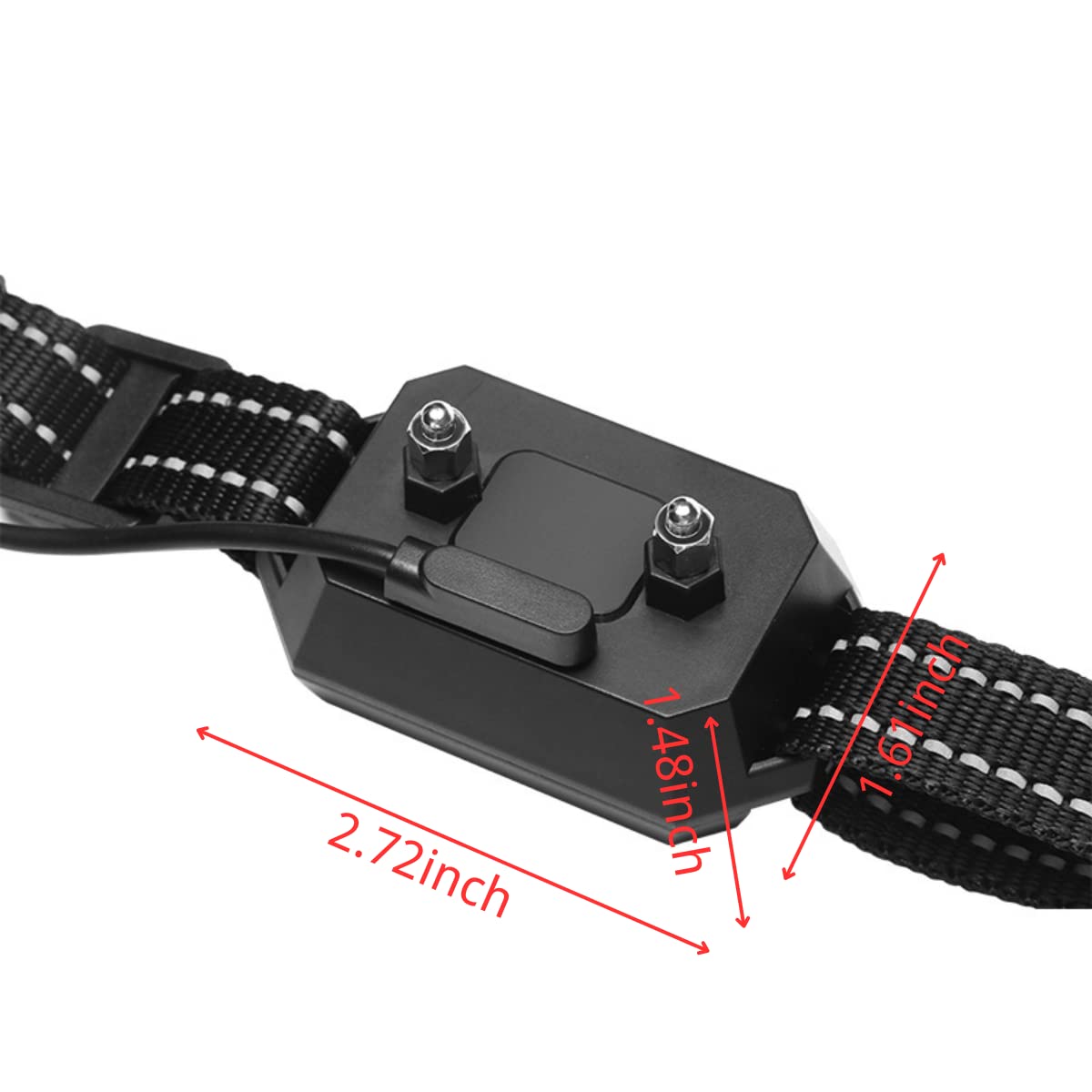 Dog Bark Collar,Rechargeable Smart Barking Collar with Remote 3280FT, Anti Barking Training Collar with Sensitivity Beep Vibration Shock, Bark Shock Collar for Large Medium Small Dogs (White)