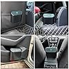Kitbest (2 Pack Car Trash Can Bin with Lid, 120 pcs Trash Bags and 4 pcs Car Hooks. Mini Car Garbage Can, Dustbin Can Organizer Storage for Front Back Seat Accessories for Car Office Home