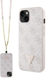 Guess GUHCP14SP4TDSCPP - Carcasa rígida para iPhone 14 de 6,1 pulgadas, color rosa