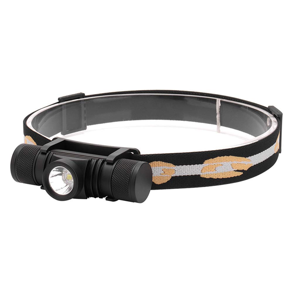 800 Lumen LED Headlamp Rechargeable , Headlight Rechargeable 2600mAh Battery - Durable, Lightweight, IPX7 Waterproof, More Than 820FT Beam Head Lights for Hiking Running Fishing Camping Outdoor