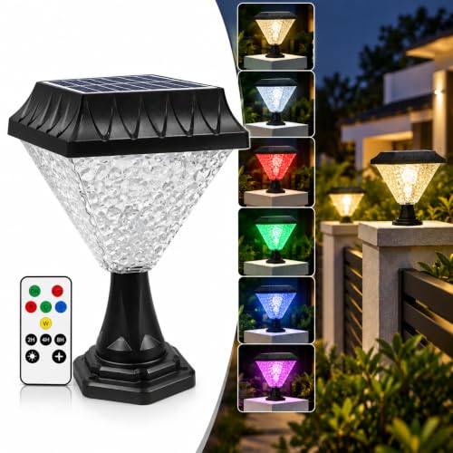 Image of Murphy Sunglow Solar Gate Light 10W | RGB LED with Remote Control