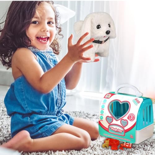 Perro perro que actúa como real para niños que quieren una mascota 3