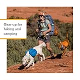 RUFFWEAR Approach Pack, Hunderucksack-Tragetasche mit integriertem Geschirr und Taschen, Tragbares Haustier-Wander- und Campingzubehör mit 2 Leinenbefestigungspunkten, Campfire Orange (Medium)