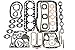 ITM Engine Components 09-04004 Full Gasket Set