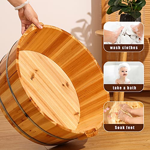Balde de Madera para Spa de Pies Nature's Premium miniatura 3