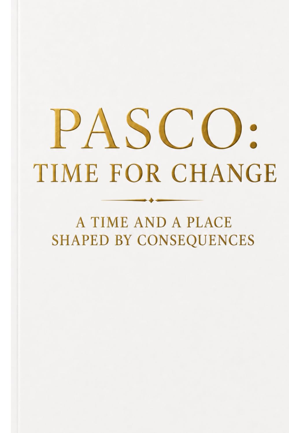 PASCO: Time for Change (Pasco Series)