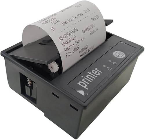 Miniatura 3 de Impresora térmica integrada de 2.283 in TTL de tickets impresora de puerto serie Módulo de impresión de papel de recibo térmico 9-24V