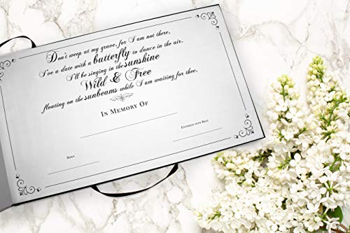 Image of Floral Celebration of Life Funeral Guest Book for Memorial Service