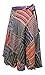 Shopoholic Fashion Wrap Round Hippie Festival Knee Length Patchwork Boho Long Skirt Multicoloured