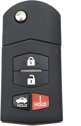 Miniatura 2 de Funda plegable para llavero de repuesto para Mazda 3 6 CX3 CX5 CX7 CX9 RX8 Speed 3 Keyless Entry Key Fob Shell