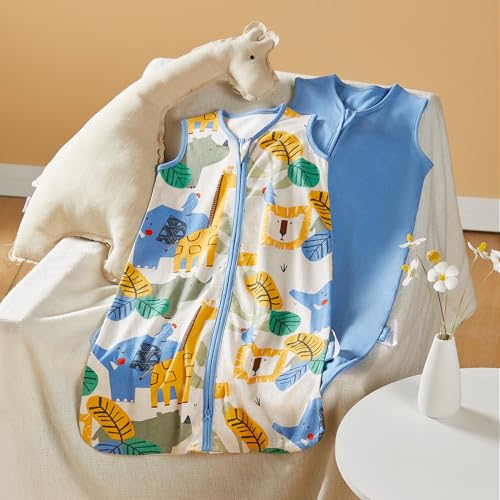 50% Off TILLYOU 2-Pack Baby Sleep Sack - Cotton Wearable Blanket - Image 2