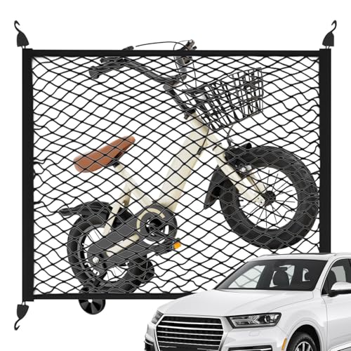 Zyntora Red para Maletero de Coche, Malla para Equipaje de vehículo, Red General para Maletero de Coche, para Camping, Remolque, Viajes, al Aire Libre, Uso Diario y SUV
