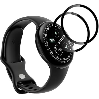 Screen Protector for Google Pixel Watch 4 41 mm Screen Protector for Google Pixel Watch 4 41 mm Film Pack of 2 Soft TPU Protective Glass Tempered Glass Screen Protector with Sensitive Touch