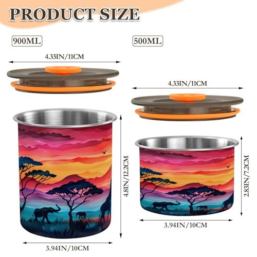 Bote Hermético de Acero Inoxidable para Café 17oz Blueangle miniatura 2