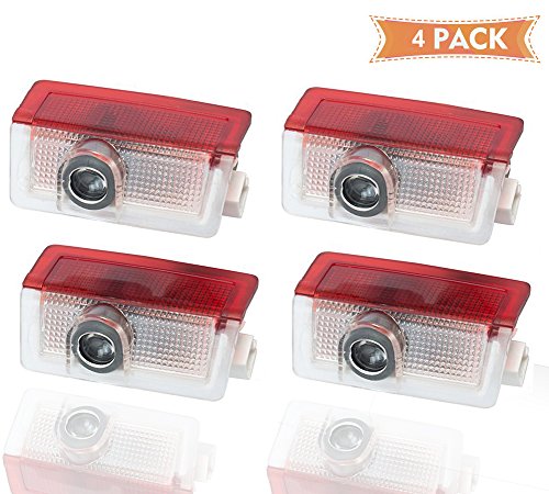 Ann Bully Car Door LED Ghost Shadow Light Compatible with C-Class Mercedes-Benz W204 C180/C200/C260/C230/C280/C300 Class Logo Welcome Light Projector(2 pcs)