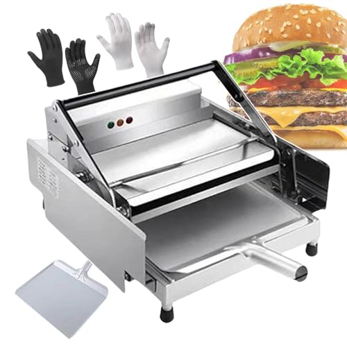 Automatic Grilled Hamburger Bread Machine,Vertical Bread Oven, with Timer & Thermostat,for Commercial and Home Use