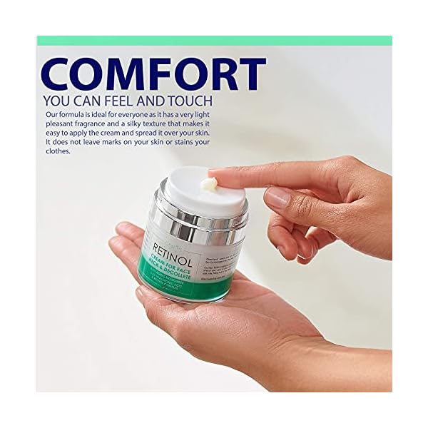 Retinol-Cream-for-Face-Moisturizer-for-Women-Men-Anti-Aging-Face-Wrinkle-Cream-Retinol-Facial-Eye-Cream-Reduces-wrinkles-Fine-Lines-Day-Night-Facial-Creams-Retinoid-Mens-Retinol-Moisturizer-for-Face Retinol Cream with Hyaluronic Acid for Dry Skin