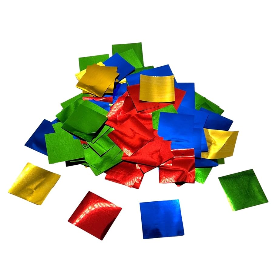 Amazon.co.jp: LP-works 紙吹雪 4色混合 (金青赤緑) ミックス キラキラ
