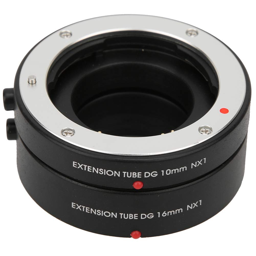 Anillo Adaptador de Tubo de extensión Macro con Enfoque automático NX1 de 10 mm + 16 mm para cámaras con Montura NX