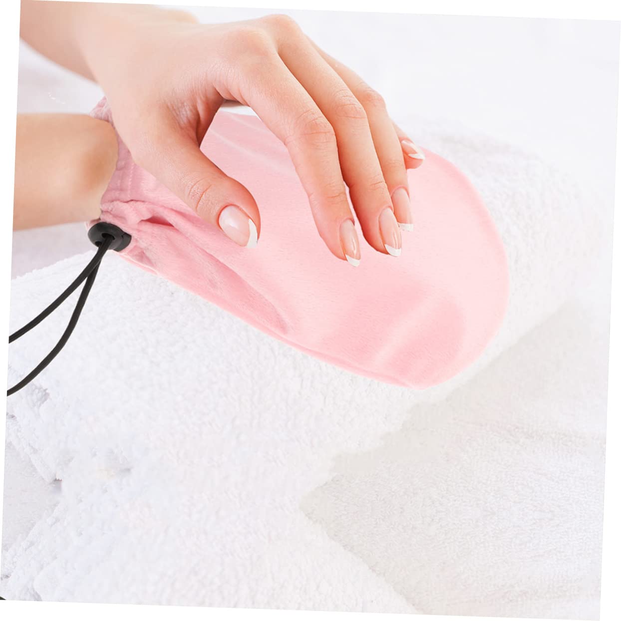 OSOLADY 2Pairs Moisturizing Paraffin Wax Mitts for Hand Care Insulated Gloves for Home Salon Use Comfortable Durable Easy to Clean Reusable