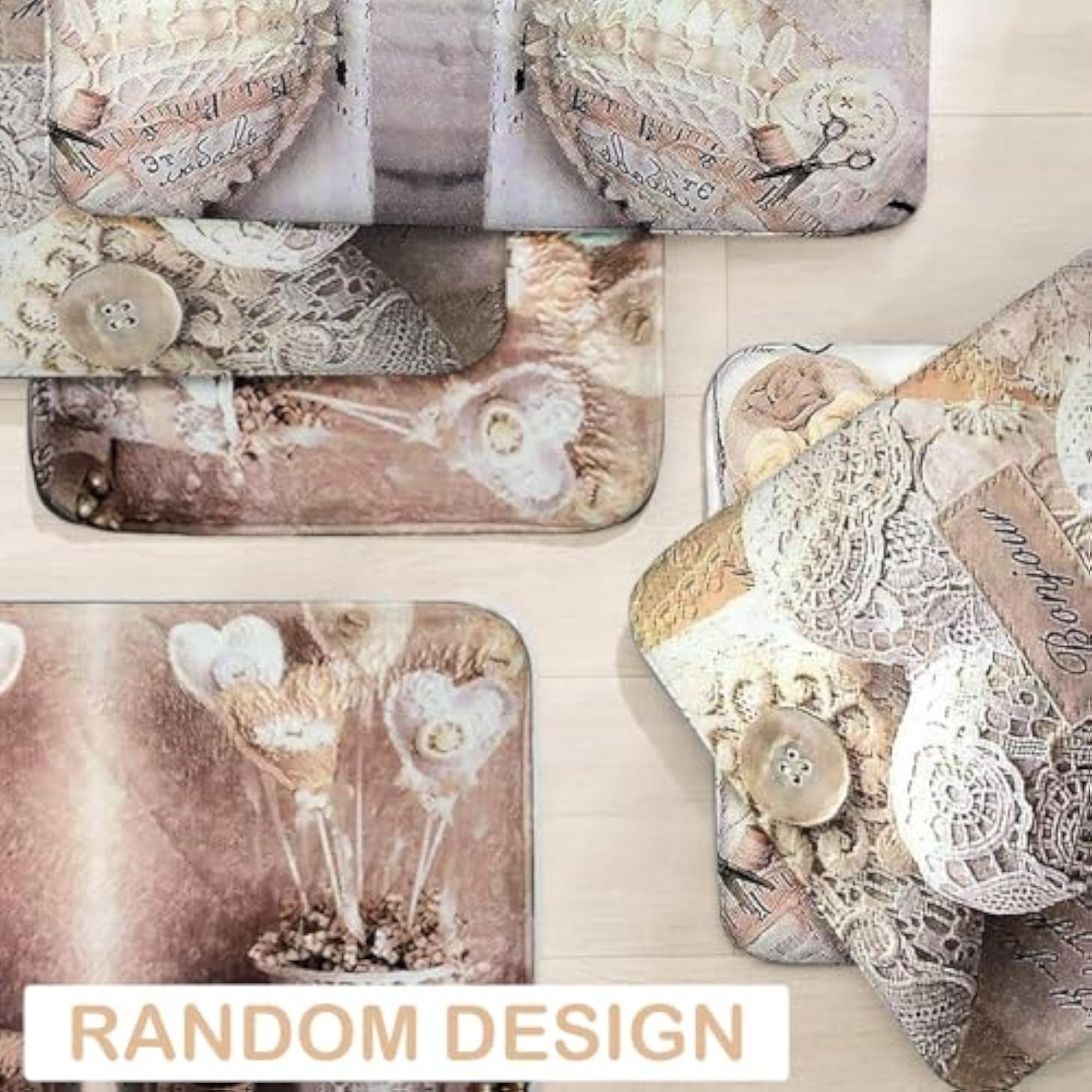Soft Anti Slip Bath Mat Super Absorbent Unique Design