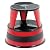 Cramer 100143 Kik-Step Steel Step Stool, 350 lb Cap, 16-Inch Dia. x 14 1/4h, Red