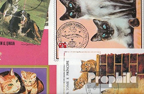 Prophila Collection Motives 10 various Pets minisheets (Stamps for collectors) Other mammals (monkeys/dinosaurs/elephants ...)