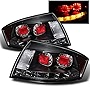 AKKON - For 1999-2006 Audi TT MK1 Black Housing LED Tail Brake Light Lamp Assembly L+R