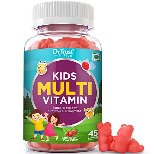 Dr Trust Nutrition Kids Multivitamin Gummies With Sodium, Vitamin,Pantothenic Acid, Zinc, Magnesium And Folate-711, Pack Of 45 Gummies For Rs. 299 @ 63% off