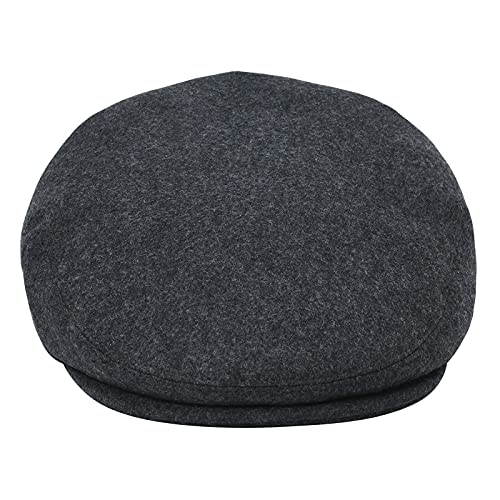 Image of FEINION Men's Wool Tweed Newsboy Ivy Cap Gatsby Golf Flat Hat
