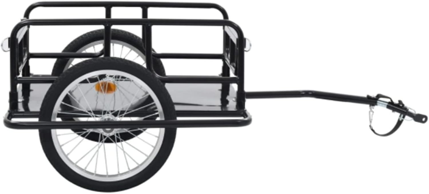 KEEBON Two Wheeled Cargo Trailer Black Image