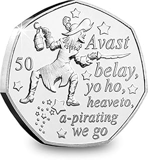 Isle Of Man 2019 Peter Pan 50p Coins (Wendy)
