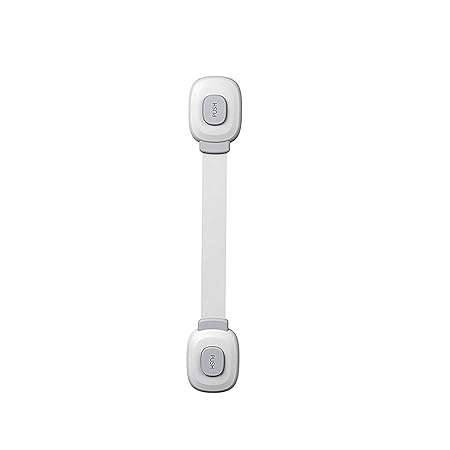 Safe O Kid Single Key Multifunctional Lock, Cabinet Drawer Lock, Grey, Pack of 4