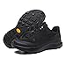 SFXLUCART Spring and Autumn Mountaineering Shoes Fashion Men's Hiking Shoe 2025 Comfortable Outdoor Sports Anti Slip Walking Shoes (Black,10)