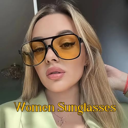 Woeoe Retro Aviator Sunglasses for Women Men Classic Vintage 70s Sun Glasses Aviators3